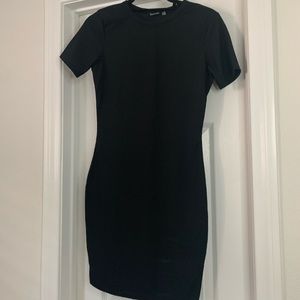 Basic rib bodycon dress